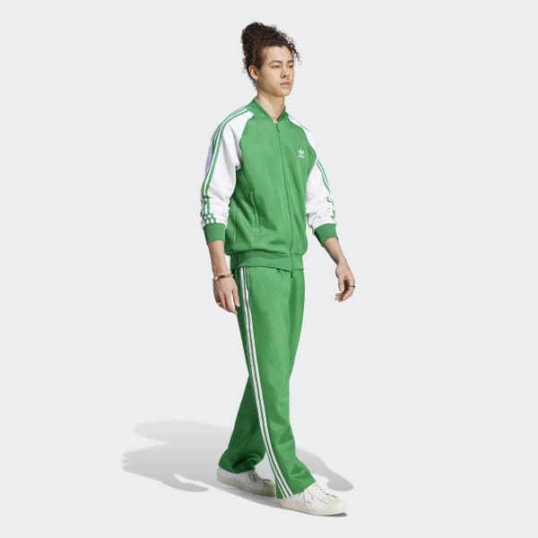 สีเขียว เสื้อแทรคแจ็คเก็ต Adicolor Classics+ SST