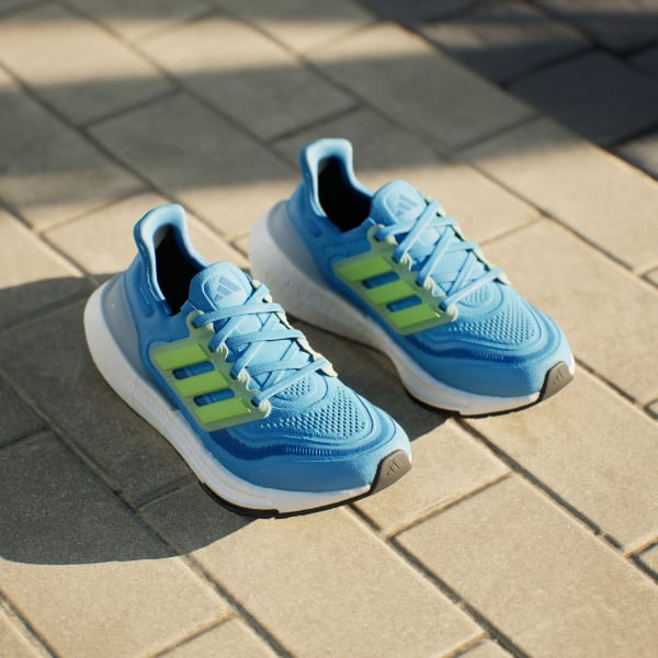 Adidas light blue running shoes sales