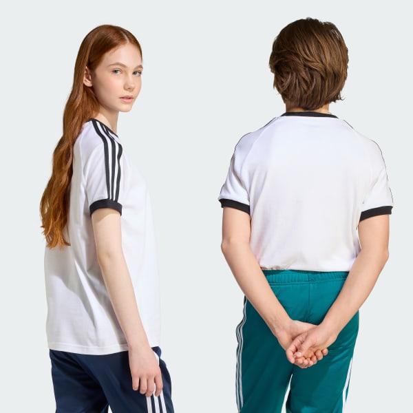Beyaz Adicolor 3-Stripes Kids Tişört
