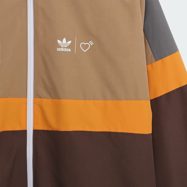 adidas Human Made Windbreaker Brown adidas New Zealand