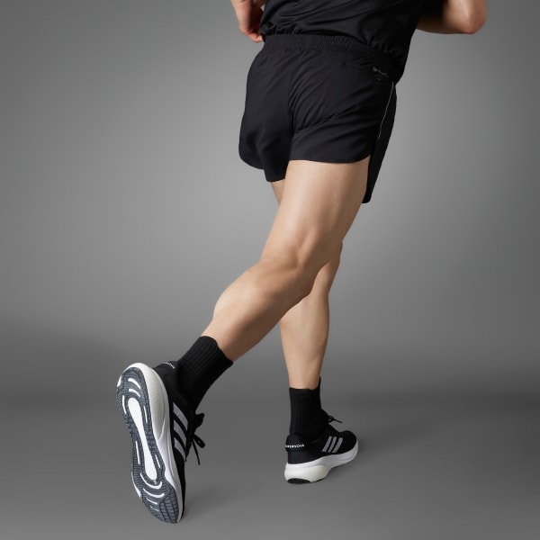 Đen Quần Short Xẻ Gấu Own the Run