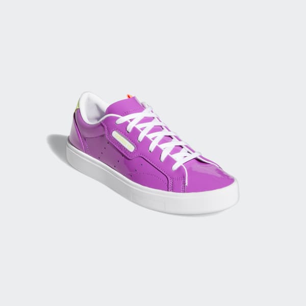 adidas sleek shoes tech purple