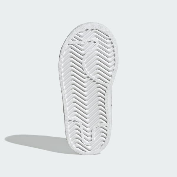 สีขาว รองเท้า adidas Originals Superstar II COMFORT CLOSURE ELASTIC LACE