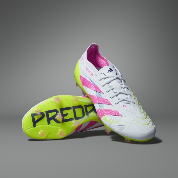 adidas Predator Elite Firm Ground Cleats - White | Free Shipping