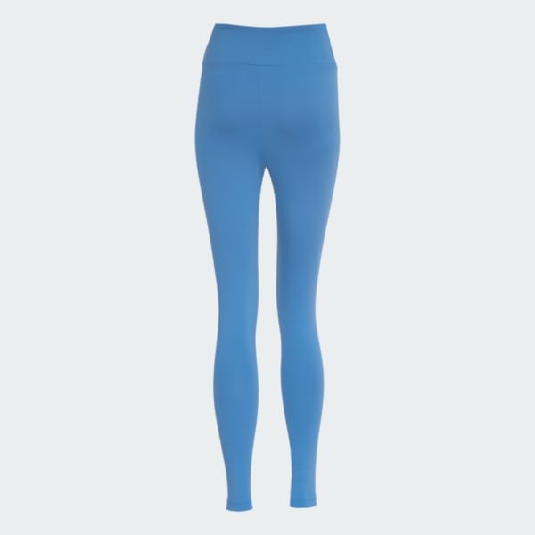 Azul Calça Legging Treino De Poliamida