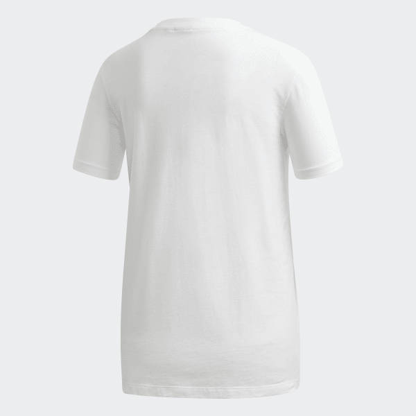 Blanco Camiseta Trifolio
