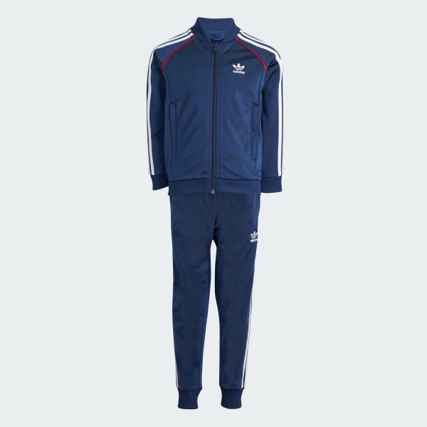 Blauw Adicolor SST Trainingspak Kids