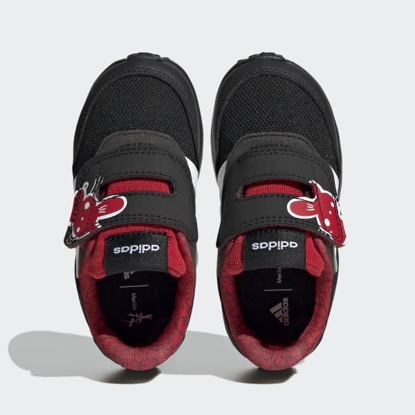 Black Run 70s Hook-and-Loop Shoes