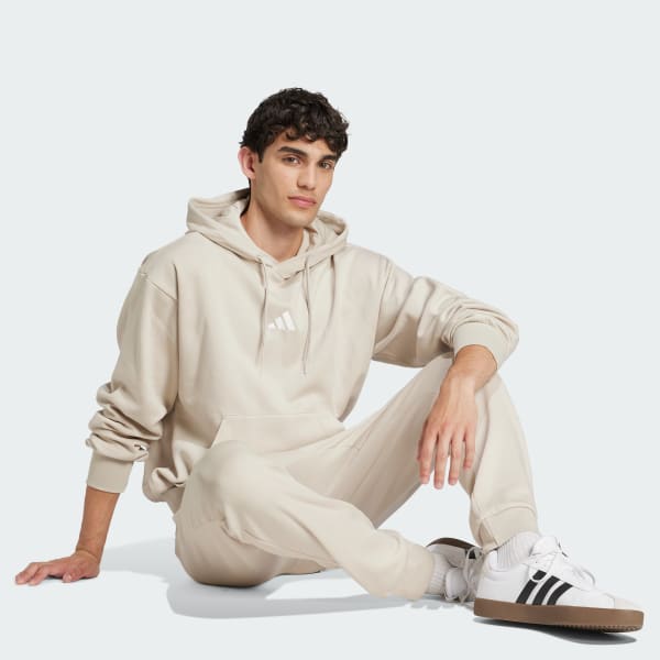 Beige Essentials Feelcozy Fleece Hoodie