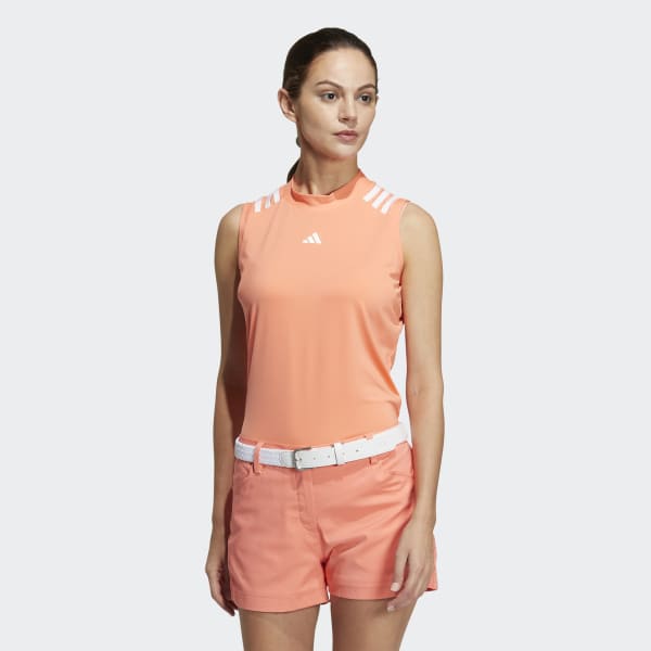 สีส้ม เสื้อแขนกุดคอสูง AEROREADY