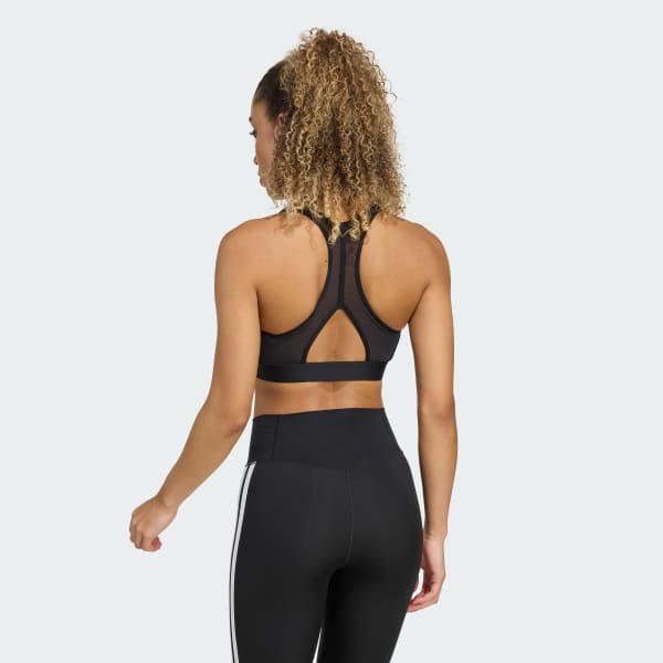 Powerreact Essentials Medium-Support Bra 3-Stripes