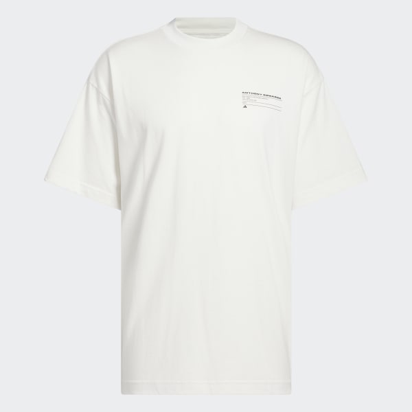 Tシャツ・カットソー adidas Anthony Edwards Seasonal Graphic Tee JY3973 adidas Anthony Edwards Seasonal Graphic Tee - White | adidas