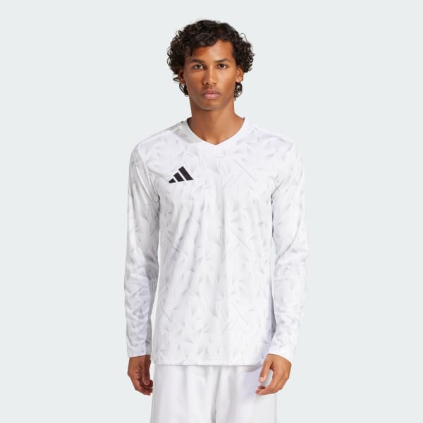 adidas Team Icon 25 Long Sleeve Jersey - White | Free Shipping