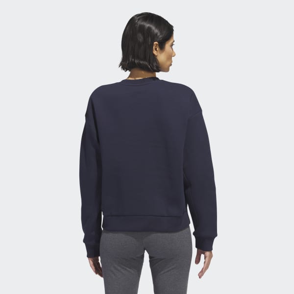 adidas ALL SZN Fleece Sweatshirt - Blue | Women's Lifestyle | adidas US