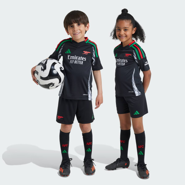 Noir Mini-ensemble Extérieur Arsenal 24/25 Enfants