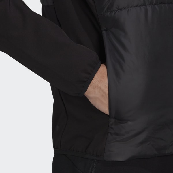 Svart Essentials Insulated Hooded Hybrid Jacket