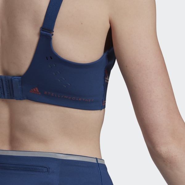 blauw adidas by Stella McCartney TruePace High Support Sportbeha VK179