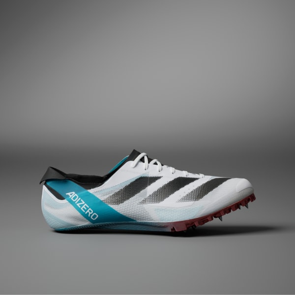 Hvit Adizero Finesse Track and Field Sko