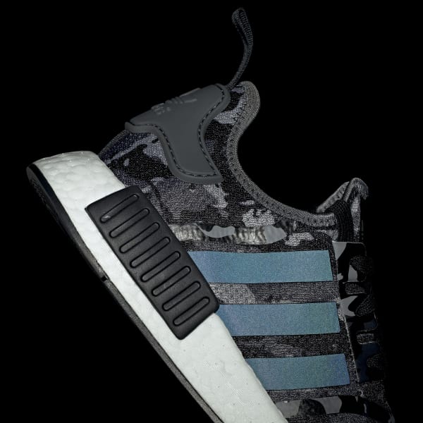 nmd_r1 primeknit schuh grey three/core black/core black