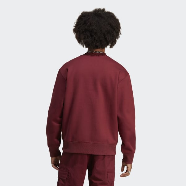 Burgundy Adicolor Contempo Crew Sweatshirt