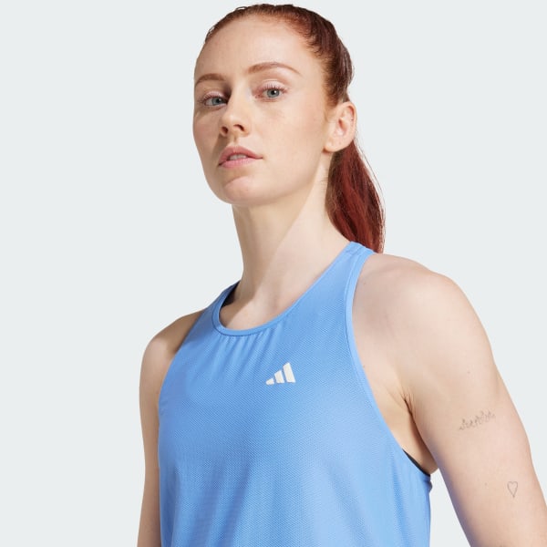 【Adidas コリア】 Own The Run Tank Top adidas Own The Run Tank Top - Blue | Free Shipping with