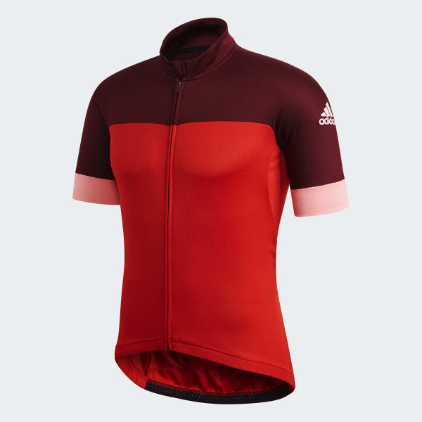 Rojo Camiseta de ciclismo rad.trikot