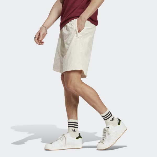 Beige adidas RIFTA Metro Shorts