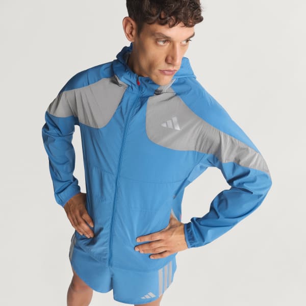 Mavi Adizero Ekiden Rüzgarlık