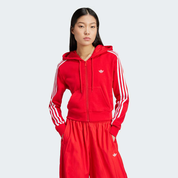 Moletom Capuz Adilenium Season 3 Full-Zip - Vermelho adidas