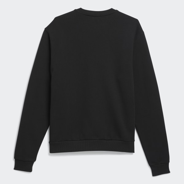 Μαύρο Heavyweight Shmoofoil Crewneck Sweater (Gender Neutral) W7425