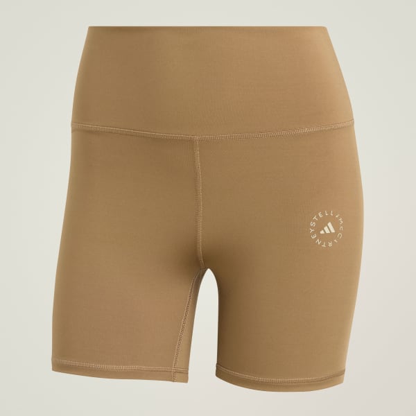 Brown adidas By Stella McCartney Short Yoga Leggings