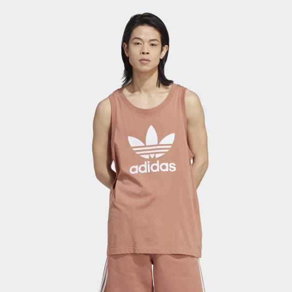 adidas Adicolor Classics Trefoil Tank Top - Brown | Men's Lifestyle | adidas  US