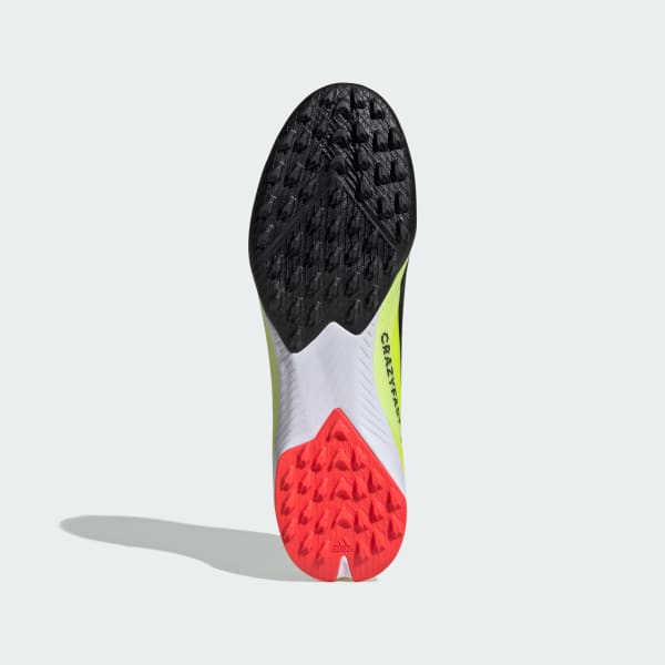 adidas X Crazyfast League Laceless Turf Cleats Yellow Unisex