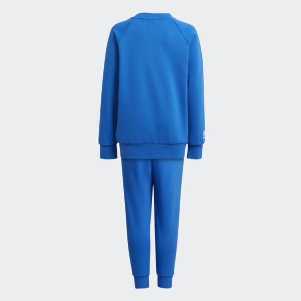 Blue Graphic Crew Set