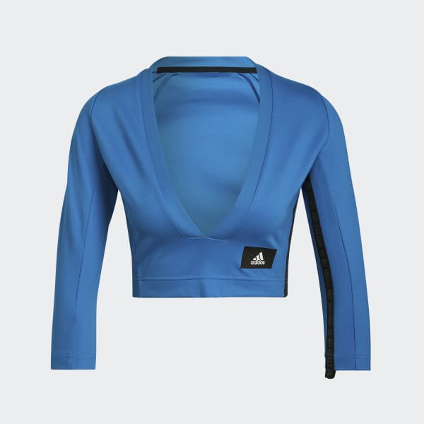 Blue adidas Sportswear Mission Victory Long-Sleeve Top WH892