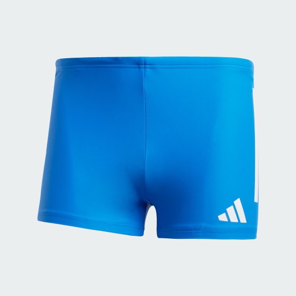 Bleu Boxer de natation 3 bandes 5 cm
