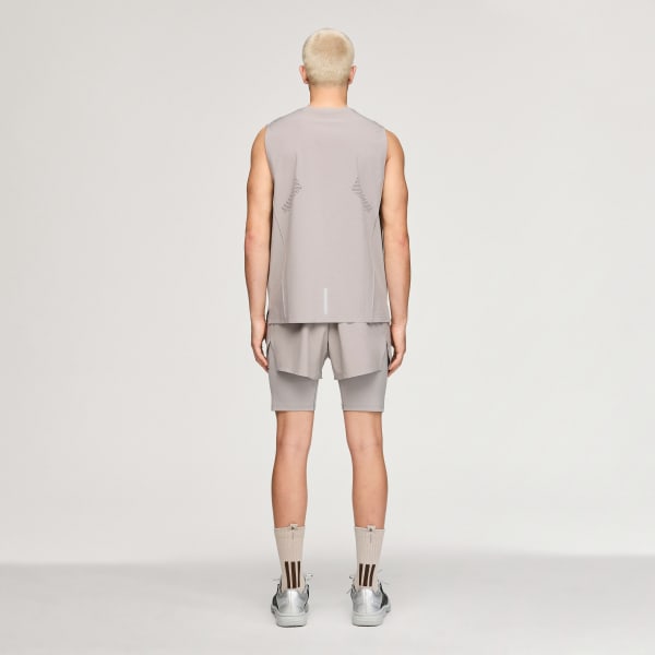 Γκρι Σορτς προπόνησης 2σε1 adidas x entire studios D4T