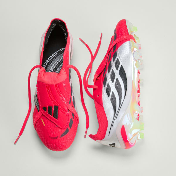 Red PREDATOR ELITE FT FG UNLOCKED Football Boots