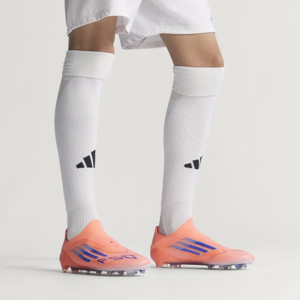 adidas F50 Elite Laceless Firm Ground Cleats - Orange | Free