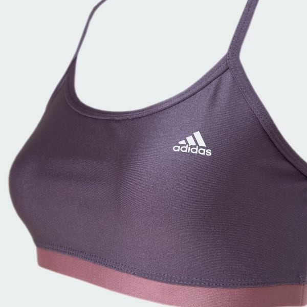 Morado Top deportivo adidas Aeroimpact Training Soporte Ligero