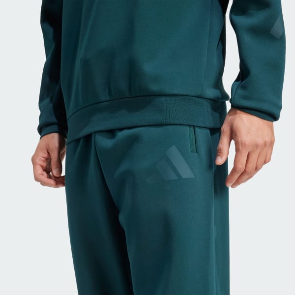 adidas Z.N.E. Open-Hem Pants - Green | Free Shipping with adiClub