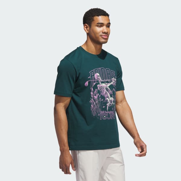 Hijau T-shirt Grafis Golf Tour