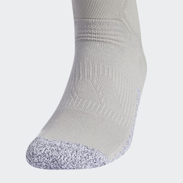 Grey Adizero Football Cushioned Crew Socks