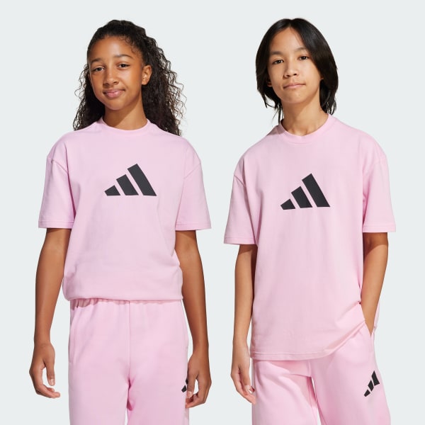 Pink Future Icons Logo Tee Kids