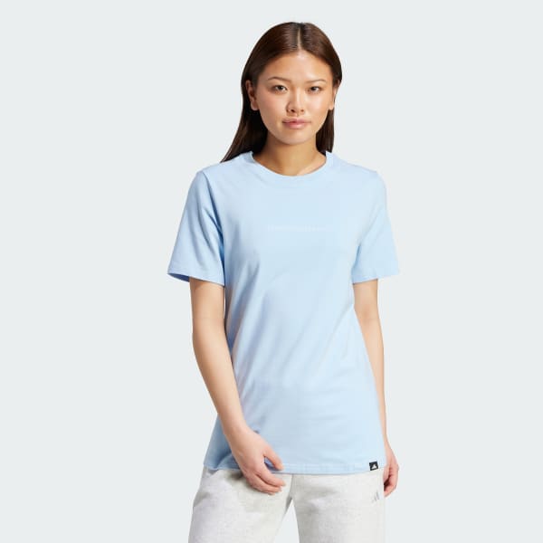 Blu Codes Doodle Camp Graphic T-Shirt