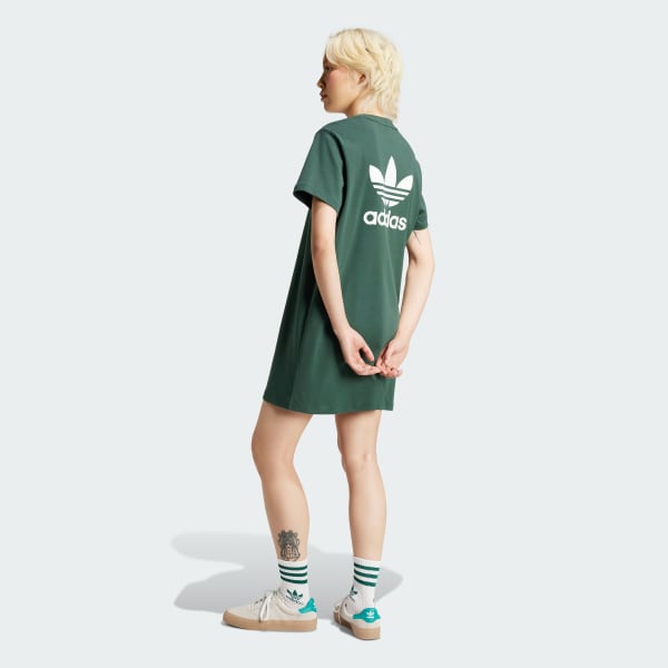 Adidas trefoil dress green top