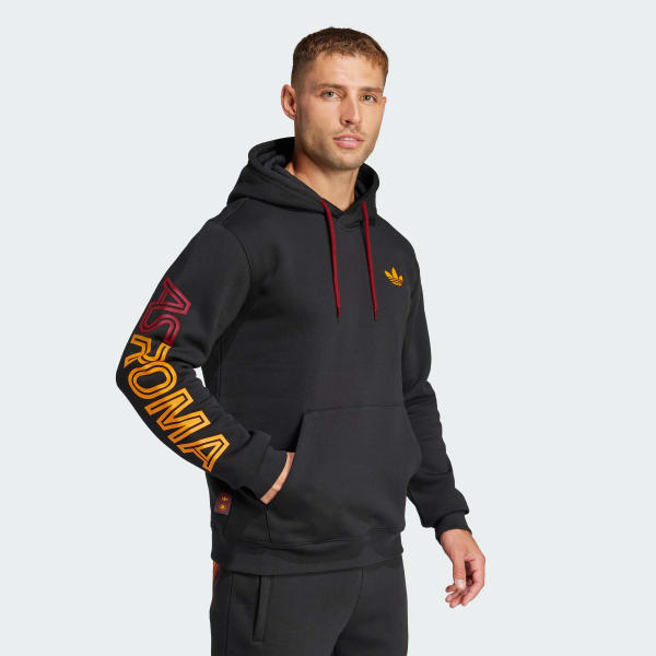 cierna AS Roma Graphic Hoodie