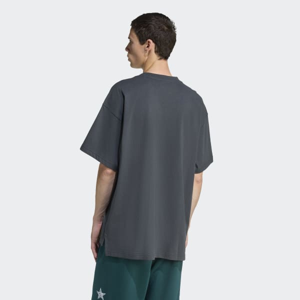 ADIDAS ORIGINALS & ALL BLACKS LOOSE GRAPHIC TEE - Grey | Free