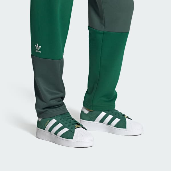 Men's shoes adidas Superstar Xlg Collegiate Green/ Ftw White/ Bold Gold