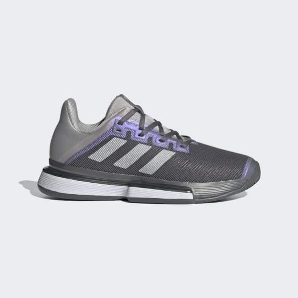 Gray tennis shoes adidas clearance